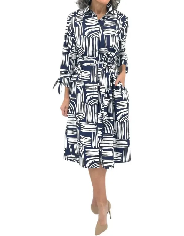 Tie Sleeve Dress
