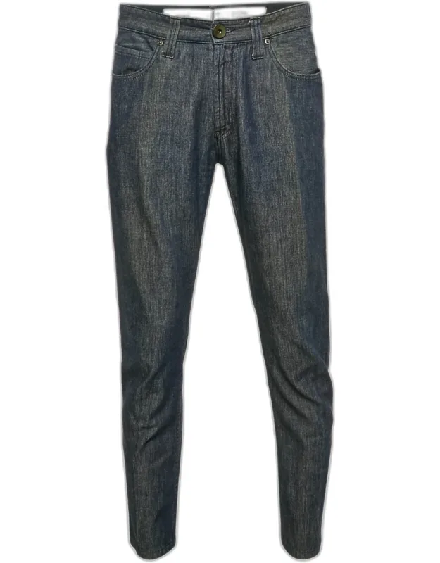 Armani Collezioni J15 Slim Fit Jeans - Tailored For A Sleek Silhouette, Refined Denim In A Deep Hue
