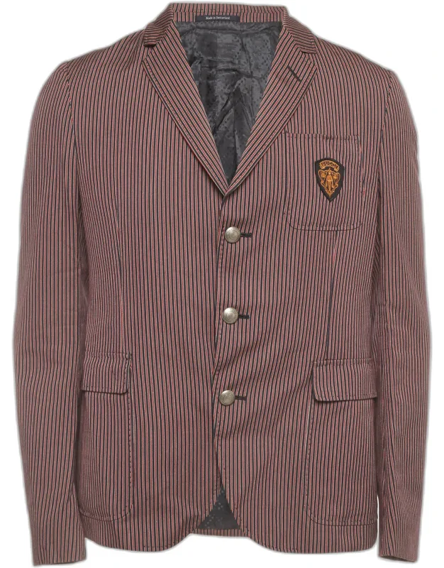 Striped Crest Cotton Schoolboy Hysteria Jacket