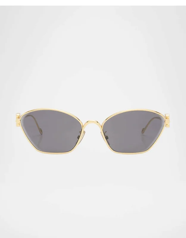 Anagram Golden Metal Cat-eye Sunglass