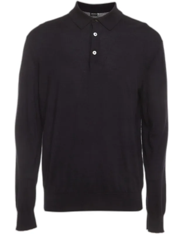Cashmere Knit Polo Shirt
