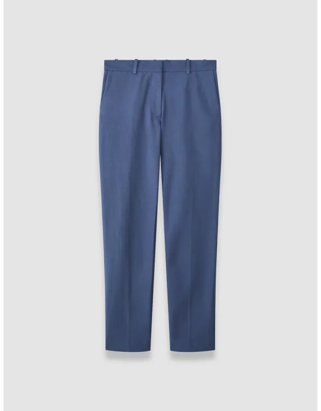 Long Gabardine Stretch Trousers