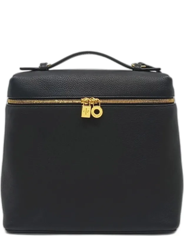 Leather Extra Pocket Backpack