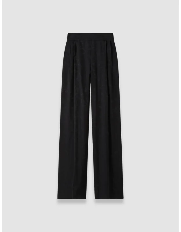 Leopard Jacquard Trousers