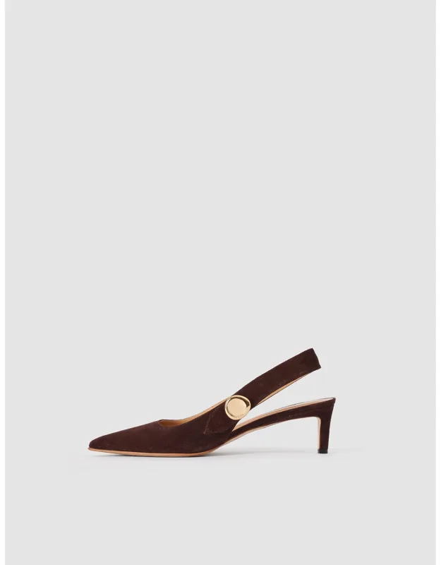 Cleo Suede Slingback Shoes