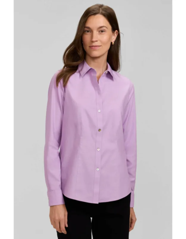 Dianna No Iron Pinpoint Long Sleeve Shirt