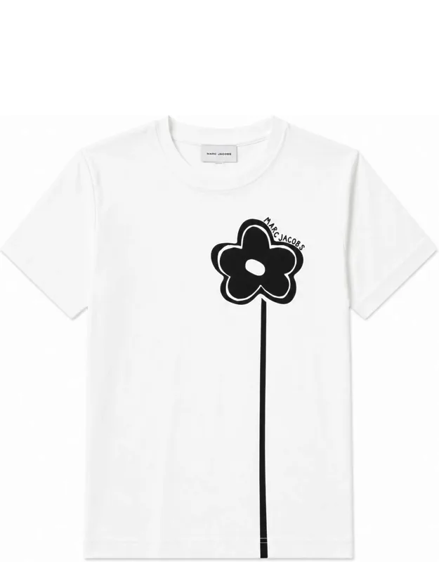 T-shirt With Flower Print