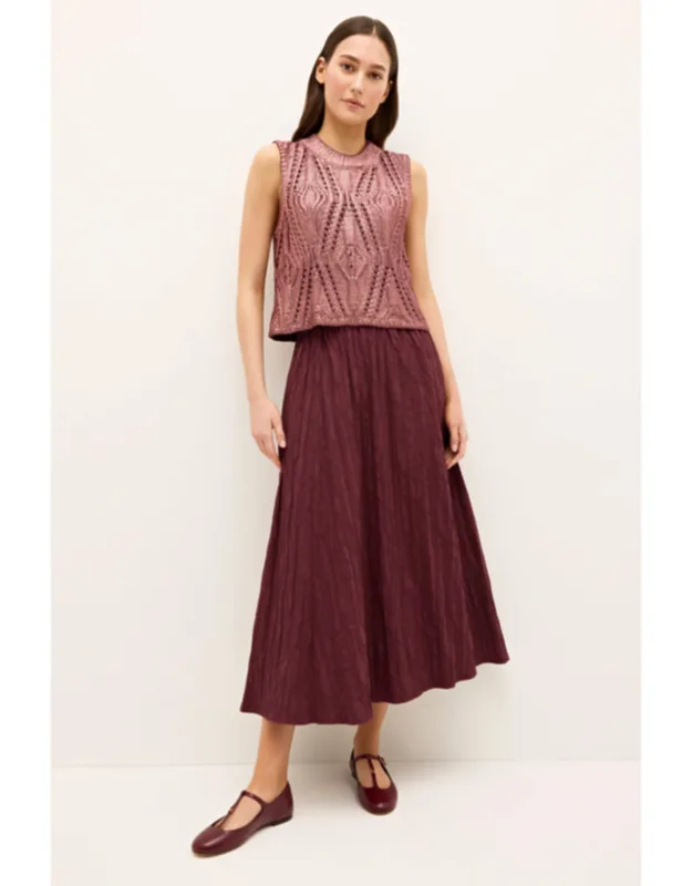 Sasha Skirt With Elastic Waistband And Pockets