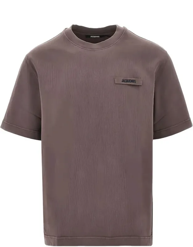 Boxy-fit Ribbed Texture T-shirt