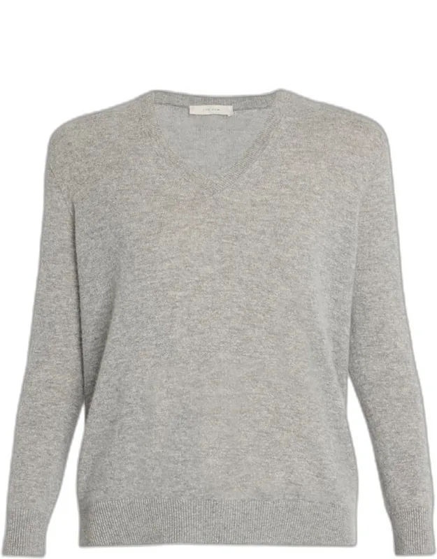 Lightweight Cashmere V-neck Sweater