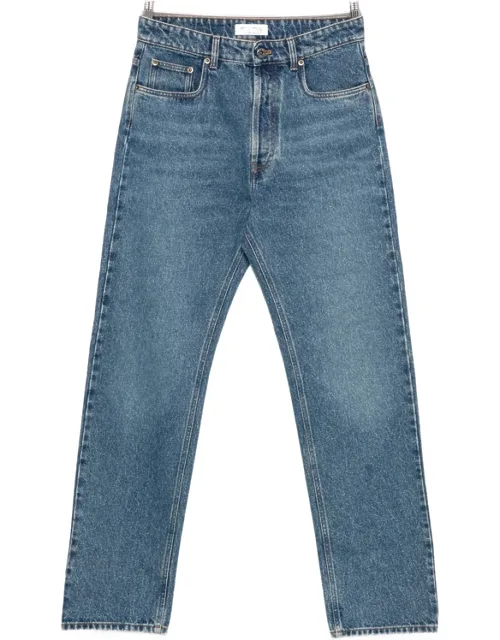 Logo-patch Straight-leg Jeans