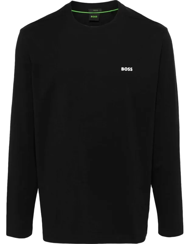 Rubberised-logo Long-sleeve T-shirt