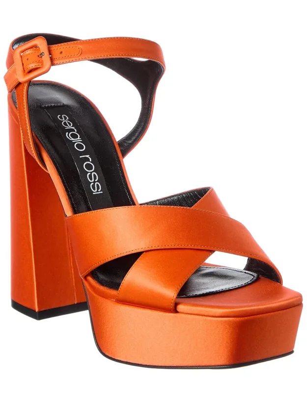 Alicia 90 Satin Platform Sandals