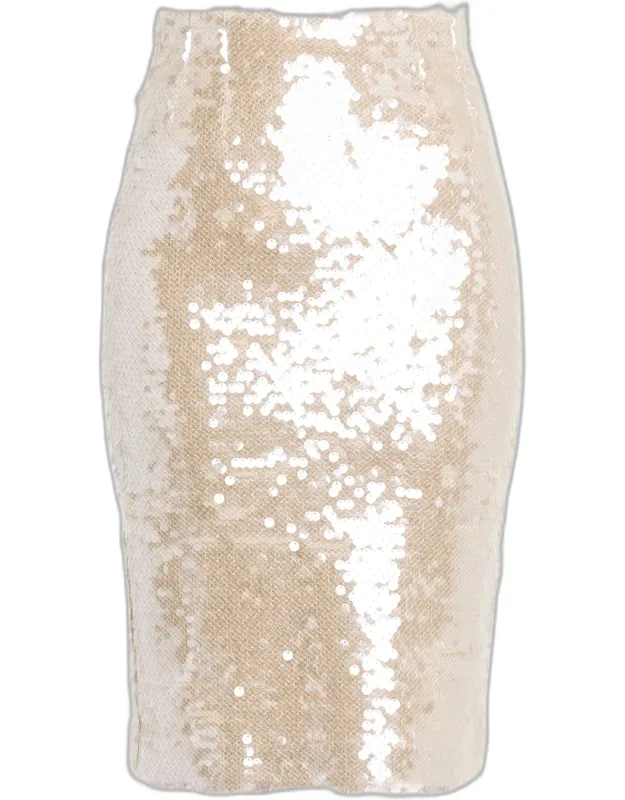 Sequined Pencil Skirt