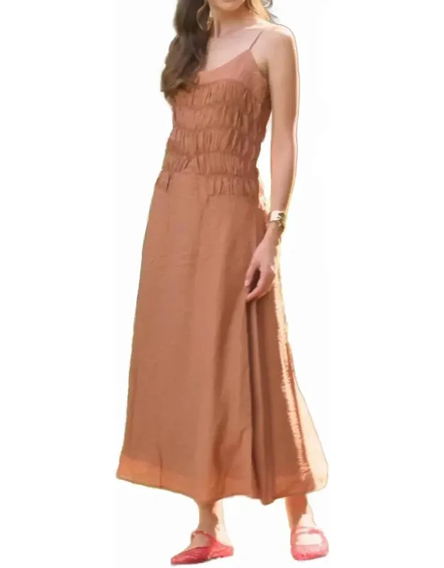 Spaghetti Strap Midi Dress