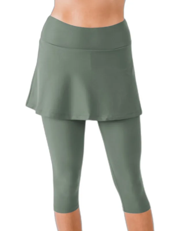 Skirted Swim Capris