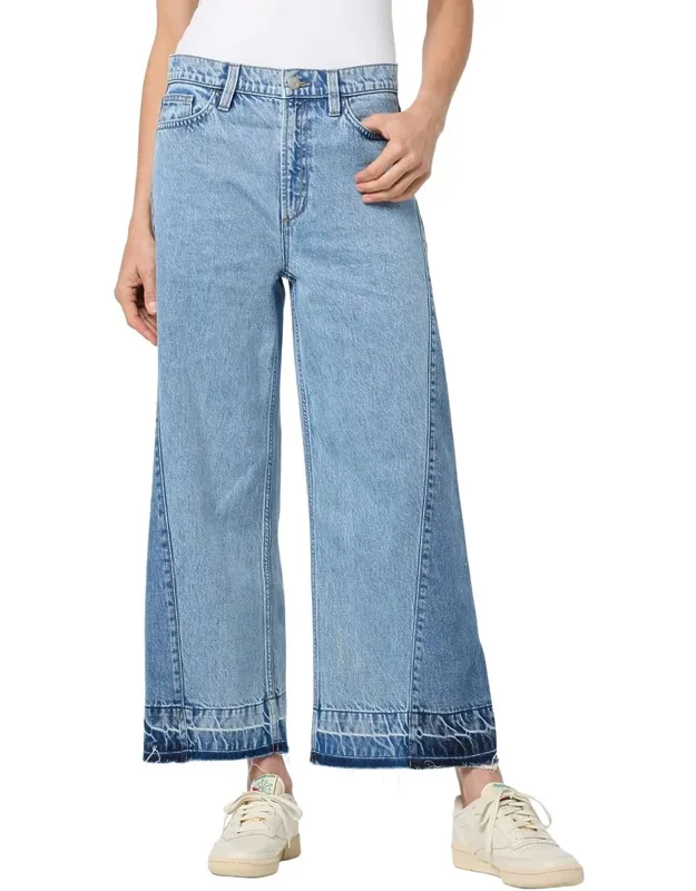 Hannah Wide Leg Ankle Jeans