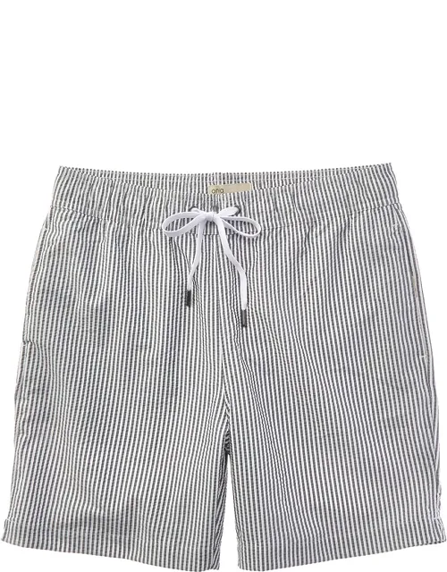Classic Seersucker Swim Shorts