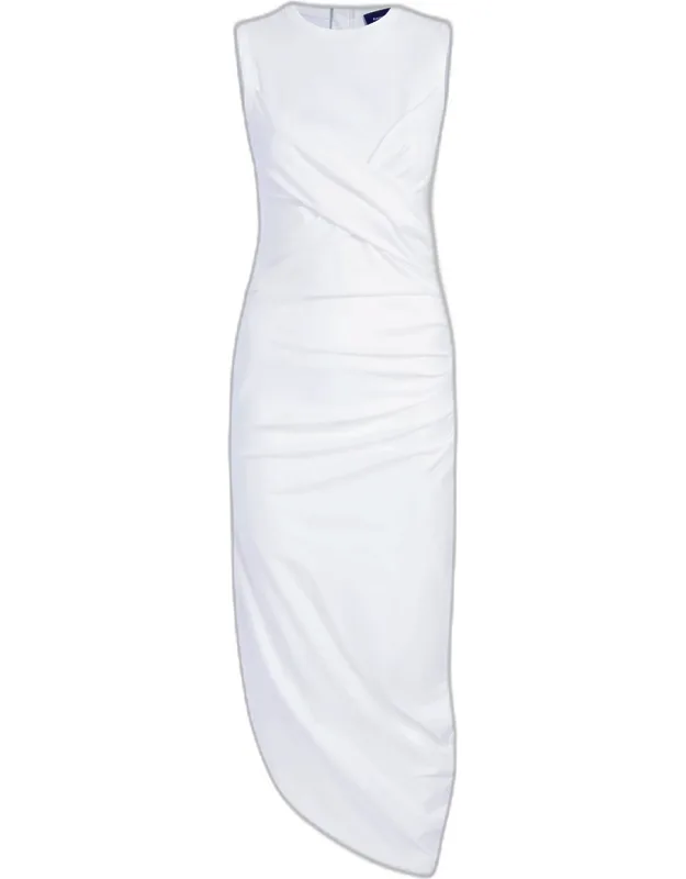 Asymmetric Midi Dress