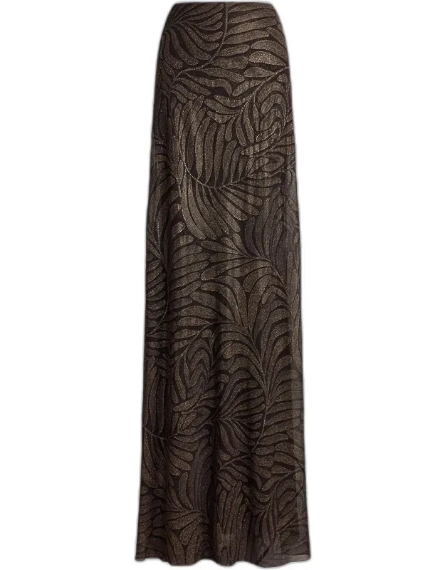 Crinkle Chiffon Skirt