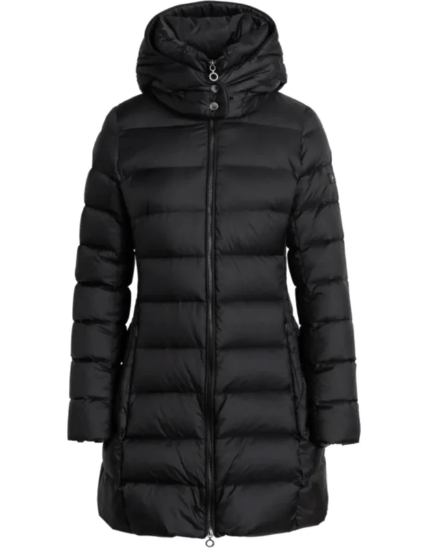 Fitted Quilted Down Coat