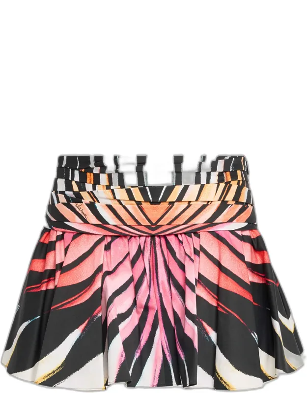 Flared Mini Skirt