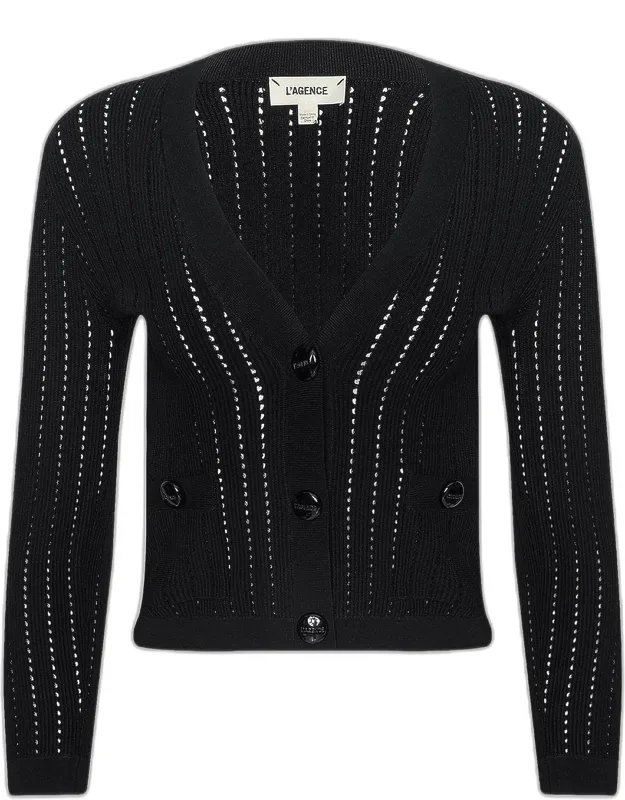 Irvin Pointelle Cardigan
