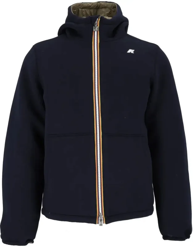 Spacer Nylon Double Corto Reversible Hooded Jacket