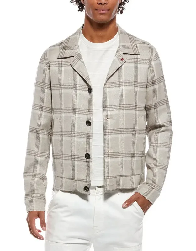 Portofino Wool, Silk & Linen-blend Jacket