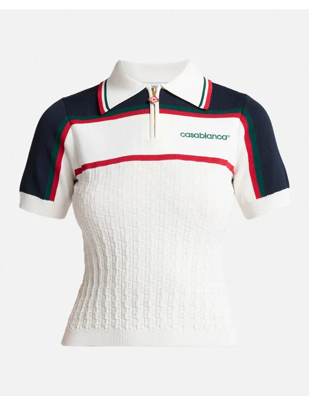 Knit Tennis Polo Shirt