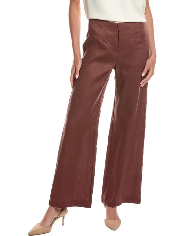 Domenica Mid Rise Linen Pants