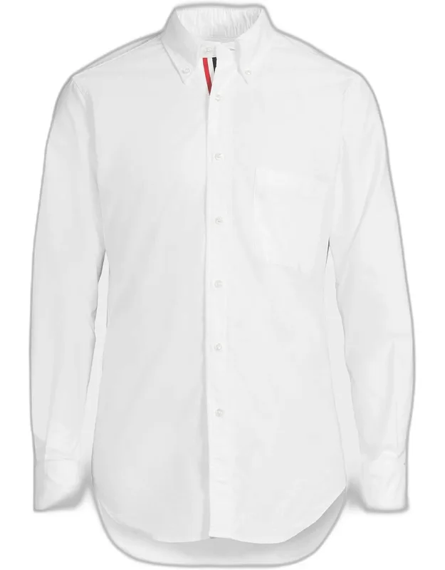 Oxford Grosgrain-placket Dress Shirt