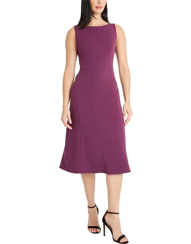Sleeveless Scuba Crepe Dress