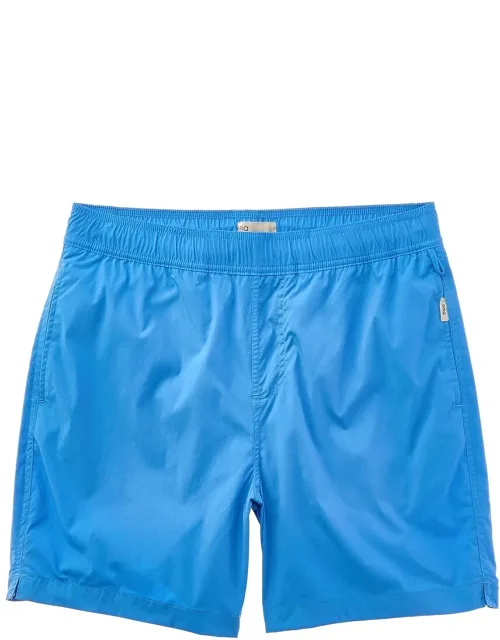 Onia Stretch Swim Short With Elastic Waist And Side Seam Pockets