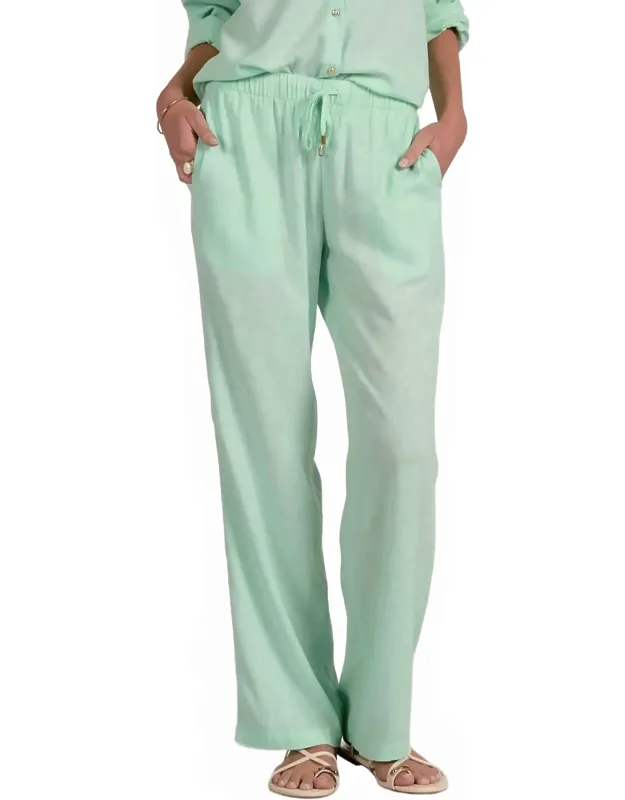 Linen Drawstring Pants