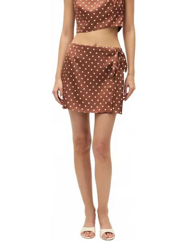Polka Dot Mini Skirt