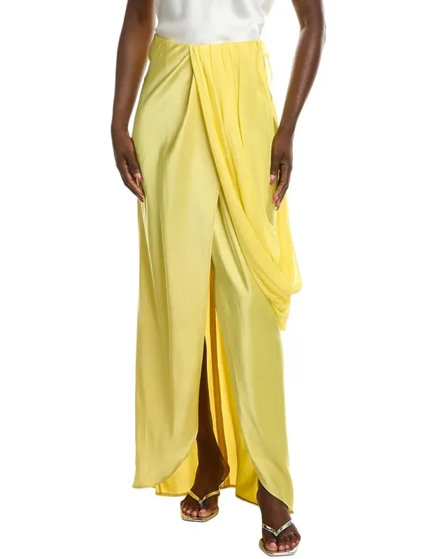 Viola Silk-trim Skirt