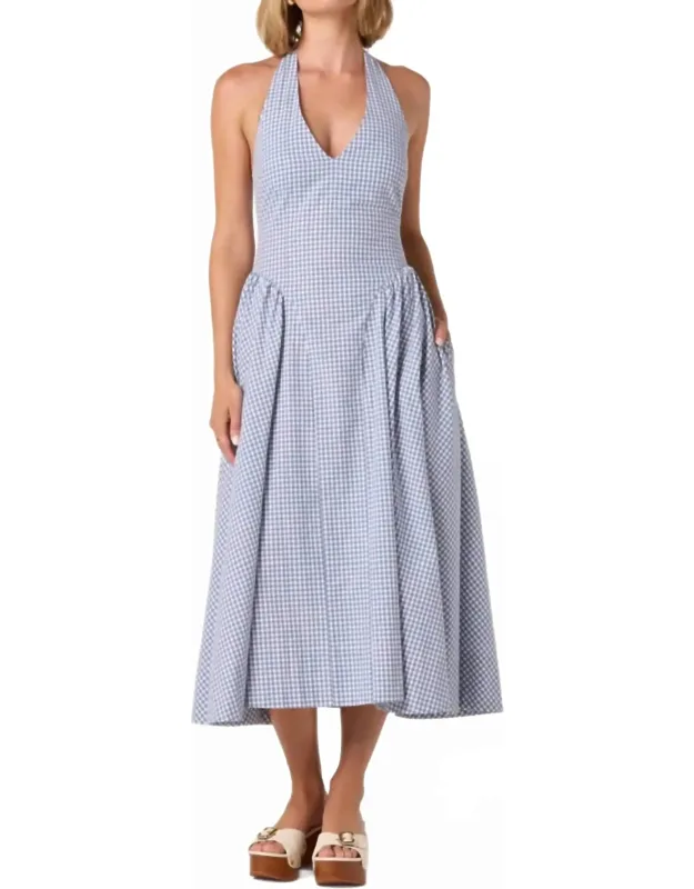Halter Midi Dress