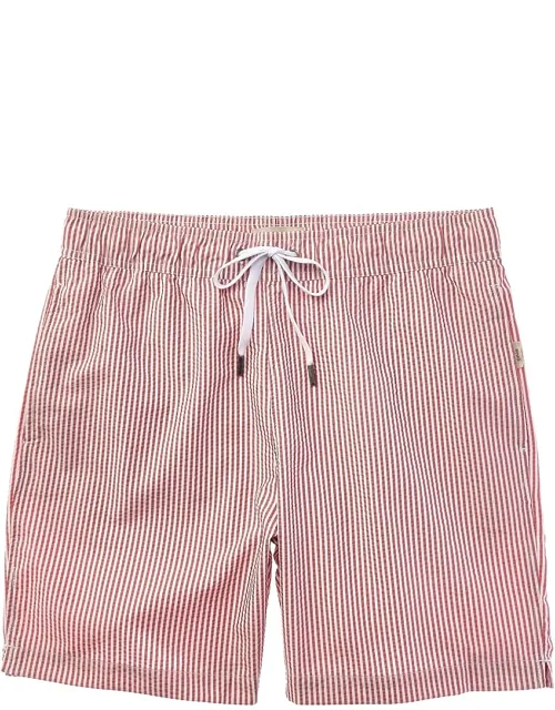Classic Seersucker Swim Shorts