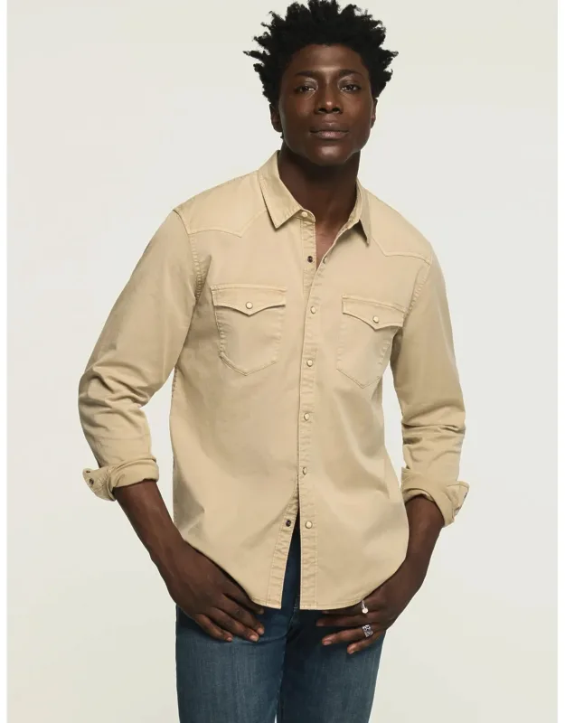 Long Sleeve Twill Masa Western Shirt