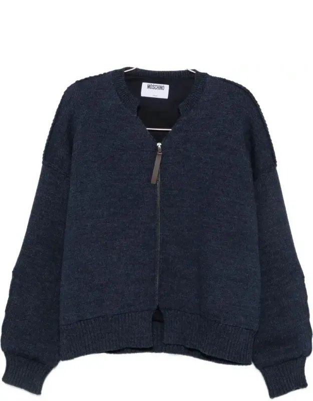 Cropped Boxy Textured Jacket