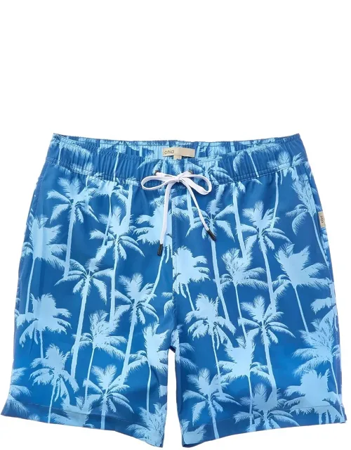 Onia Stretch Volley Swim Short With Elastic Drawstring Waist And Built-in Mesh Liner