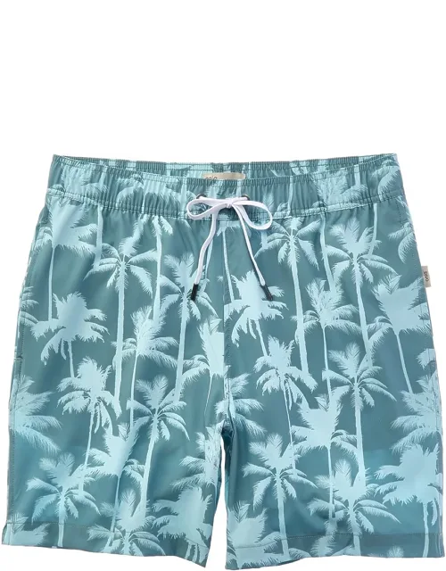 Onia Stretch Volley Swim Short With Elastic Drawstring Waist And Built-in Mesh Liner