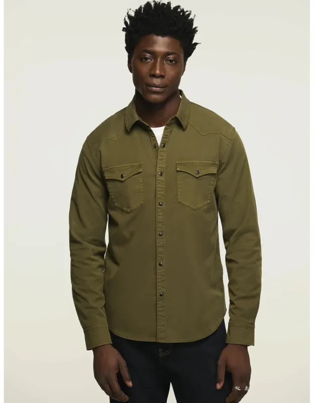 Long Sleeve Twill Masa Western Shirt