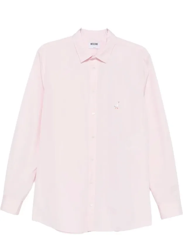 Embroidered Silk-nylon Shirt