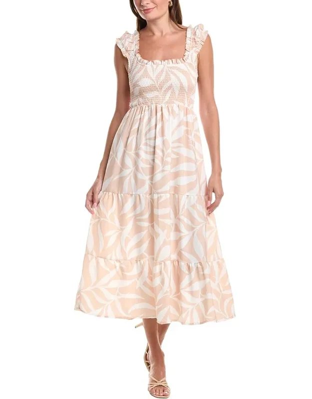 Printed Midi Dress