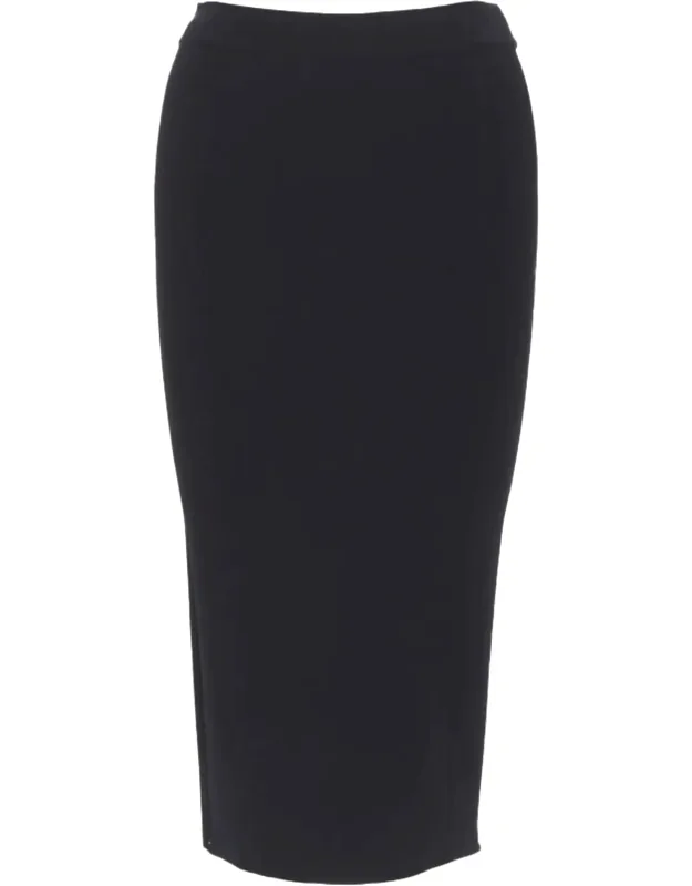 Viscose Knit Bodycon Pencil Skirt