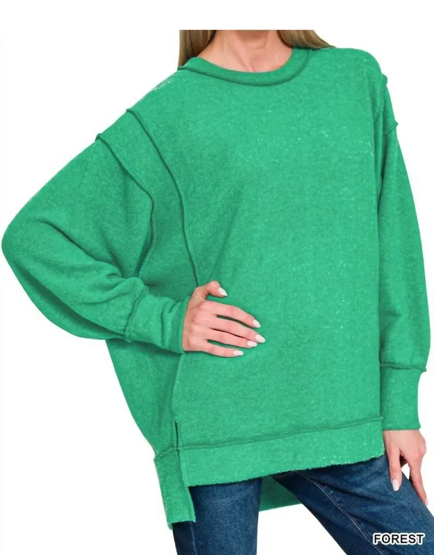 Brushed Hacci Sweater