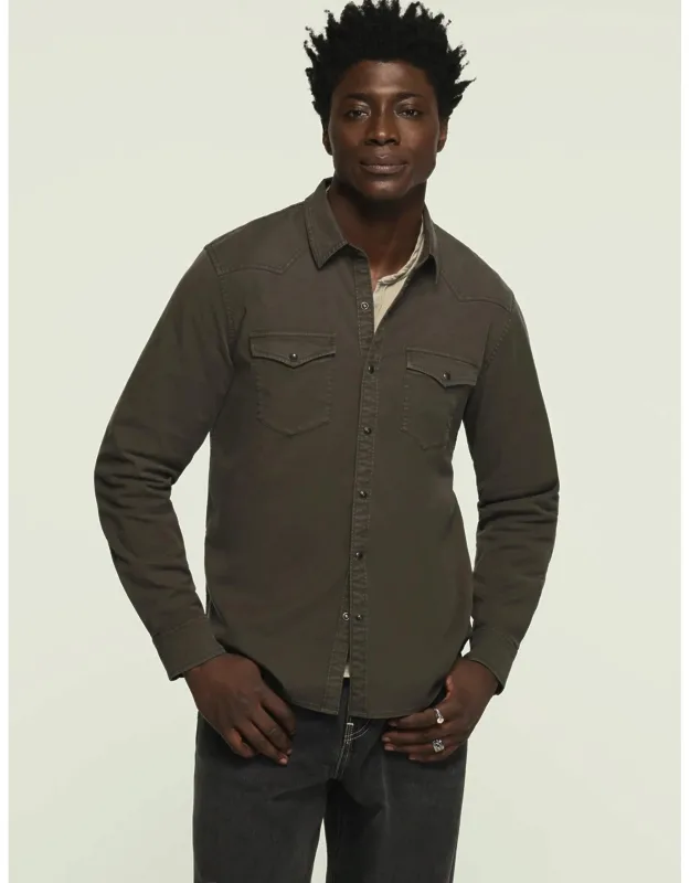 Long Sleeve Twill Masa Western Shirt