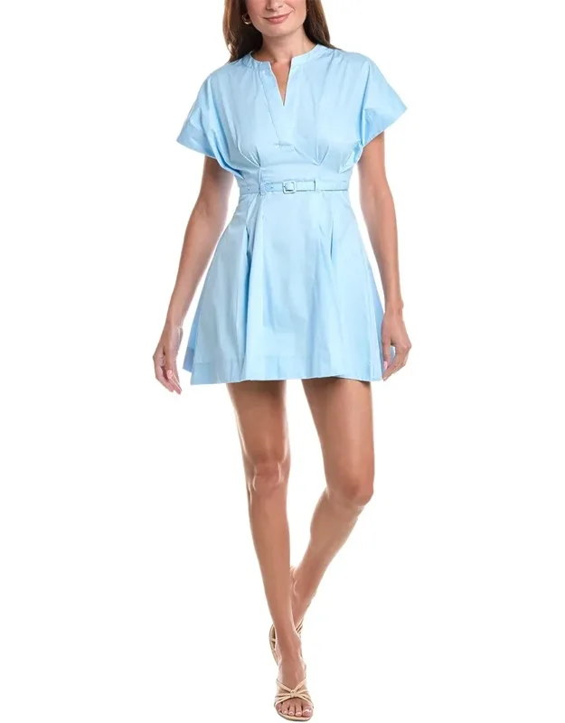 Solid Mini Dress